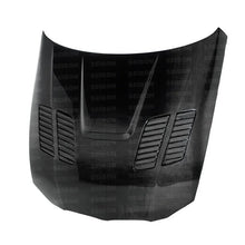 Load image into Gallery viewer, Seibon 07-10 BMW M3 Series 2Dr (E92) GTR-Style Carbon Fiber hood - Back View