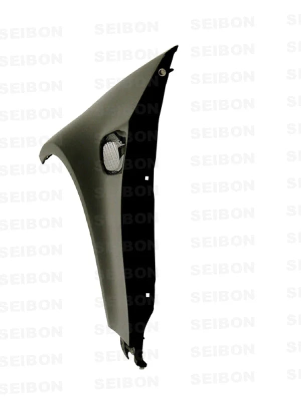 Seibon 07-10 BMW M3 Series 2dr (E92) M3-Style Carbon Fiber Fenders (pair) - Back View
