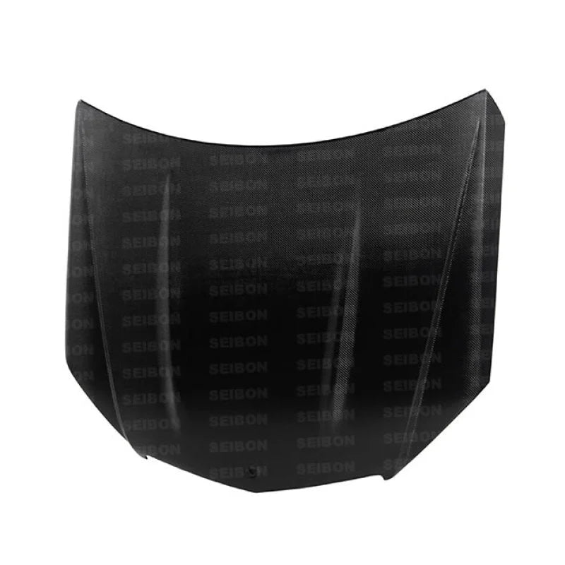 Seibon 07-10 Mercedes Benz C-Class (AMG 63 ONLY) OEM-Style Carbon Fiber Hood - Side View