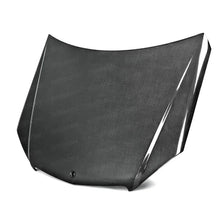 Load image into Gallery viewer, Seibon 07-11 Mercedes Benz C-Class (Does Not Fit C63) OEM-Style Carbon Fiber Hood - Installation View