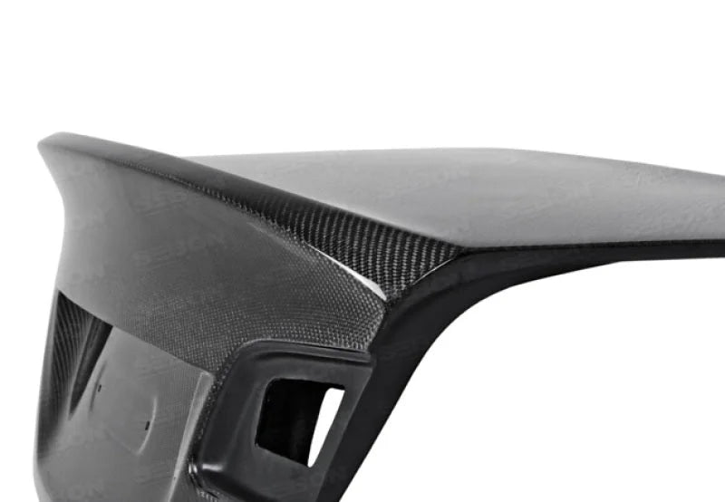 Seibon 07-13 BMW E92 2DR CSL Style Carbon Fiber Trunk/Hatch - Back View