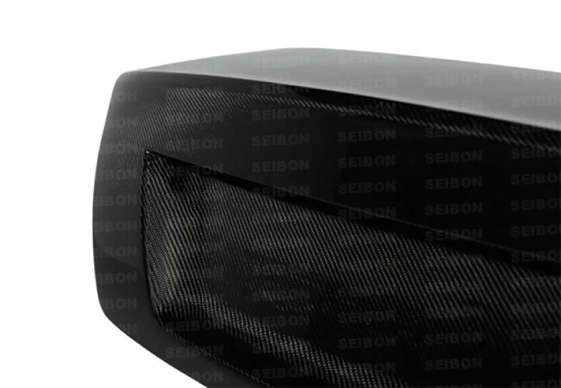 Seibon 07-14 Mercedes Benz C-Class W204 Carbon Fiber Trunk Lid - Side View