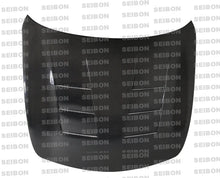 Load image into Gallery viewer, Seibon 08-09 Infiniti G37 4-door TS-Style Carbon Fiber Hood - Main Product View