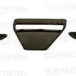 Load image into Gallery viewer, Seibon 08-09 Mitsubishi Evo X Carbon Fiber Hood Scoop - Only Fits OEM Hoods (Not Seibon Hoods) - Main Product View