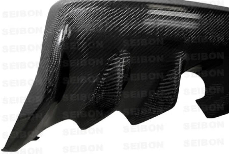 Seibon 08-09 Mitsubishi Evo X OEM-style Carbon Fiber Rear Diffuser - Main Product View