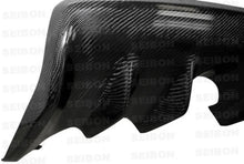 Load image into Gallery viewer, Seibon 08-09 Mitsubishi Evo X OEM-style Carbon Fiber Rear Diffuser - Main Product View