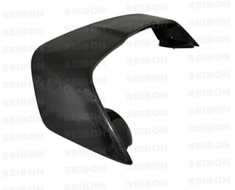 Seibon 08-09 Mitsubishi Evo X OEM-style Carbon Fiber Rear Spoiler - Side View