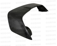 Load image into Gallery viewer, Seibon 08-09 Mitsubishi Evo X OEM-style Carbon Fiber Rear Spoiler - Side View