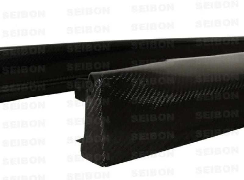 Seibon 08-09 Mitsubishi Evo X OEM-style Carbon Fiber Side Skirts - Additional View 5