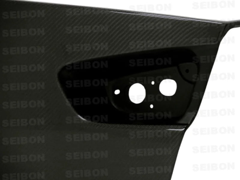 Seibon 08-09 Mitsubishi Evo X OEM-style Carbon Fiber Trunk Lid - Main Product View