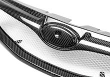 Load image into Gallery viewer, Seibon 08-09 Subaru Impreza WRX/STI Carbon Fiber Front Grill - Back View