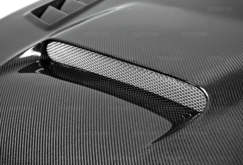 Seibon 08-09 Subaru WRX/STi CW-style Carbon Fiber Hood - Additional View 9