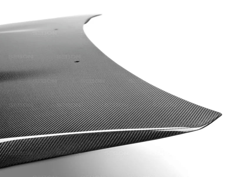 Seibon 08-09 Subaru WRX/STi CWII-style Carbon Fiber Hood - Main Product View