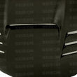 Load image into Gallery viewer, Seibon 08-09 Subaru WRX/STi CWII-style Carbon Fiber Hood - Installation View