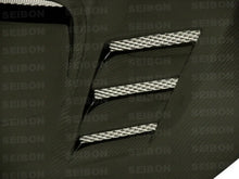 Load image into Gallery viewer, Seibon 08-09 Subaru WRX/STi CWII-style Carbon Fiber Hood - Additional View 5