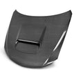 Load image into Gallery viewer, Seibon 08-09 Subaru WRX/STi OEM Carbon Fiber Hood - Side View