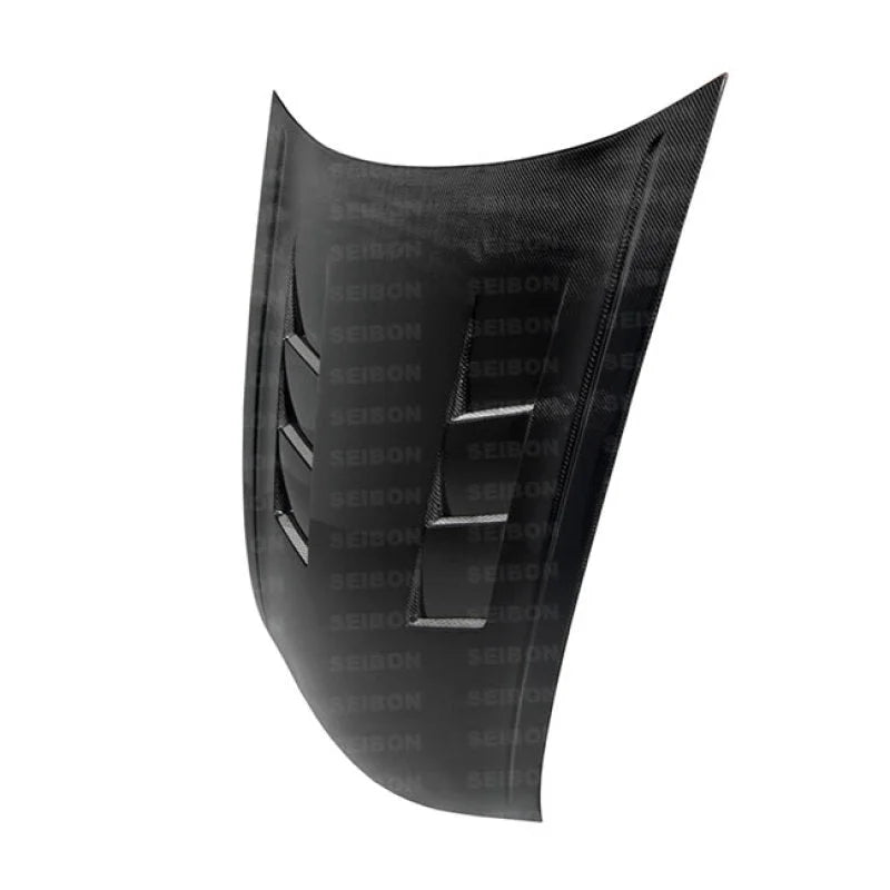 Seibon 08-10 Honda Accord 4 Door TS Carbon Fiber Hood - Installation View