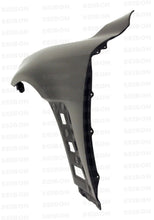 Load image into Gallery viewer, Seibon 08-10 Lexus ISF Oem Carbon Fiber Fenders (pair) - Side View