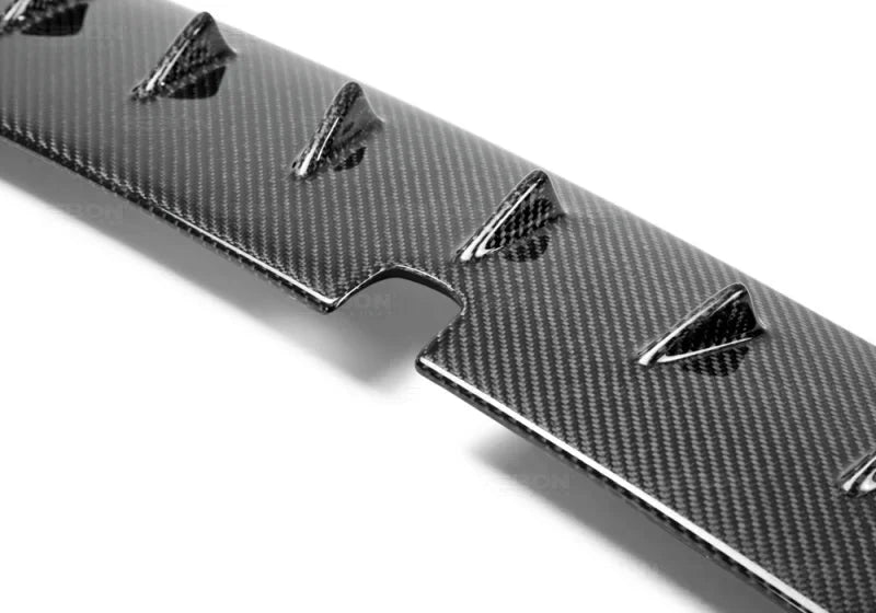 Seibon 08-10 Mitsubishi Evo 10 SA-Style Carbon Fiber Roof Fin Spoiler *excl Evo w/Sound Pack/Sunroof - Main Product View