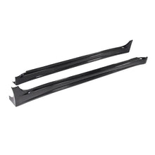 Load image into Gallery viewer, Seibon 08-10 Mitsubishi Evo X VR-style Carbon Fiber Side Skirts - Side View