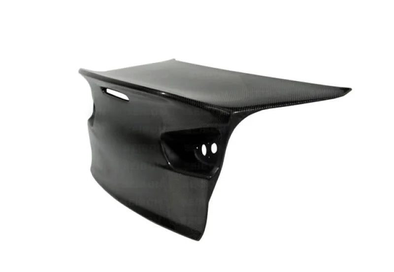 Seibon 08-10 Mitsubishi Lancer Evo X CSL-Style Carbon Fiber Trunk/Hatch - Side View