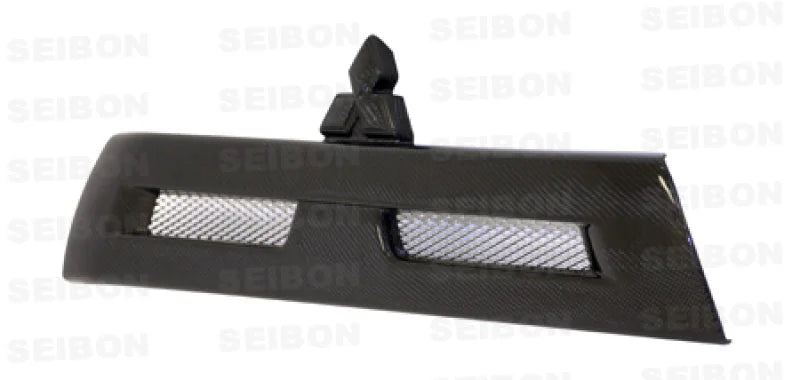 Seibon 08-10 Mitsubishi Lancer Evo X OEM Carbon Fiber Front Grill - Main Product View