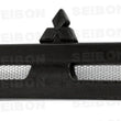 Load image into Gallery viewer, Seibon 08-10 Mitsubishi Lancer Evo X OEM Carbon Fiber Front Grill - Side View