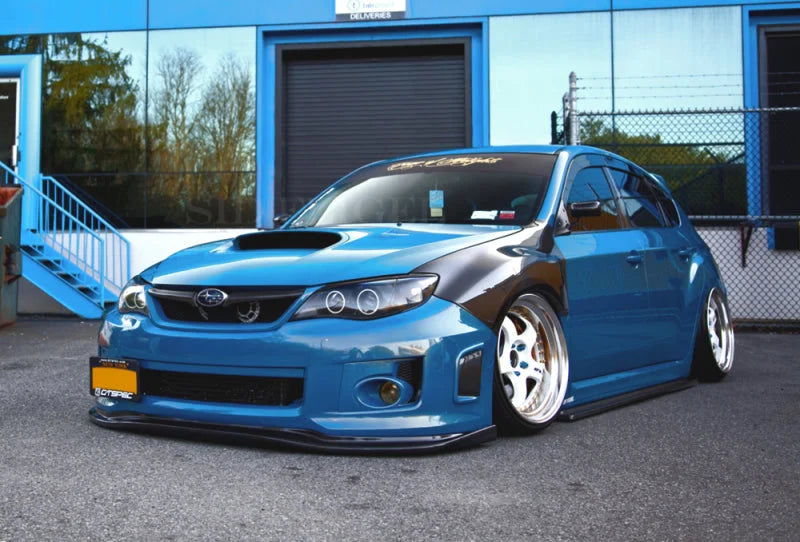 Seibon 08-10 Subaru Impreza STi 10mm Wider Carbon Fiber Fenders - Main Product View