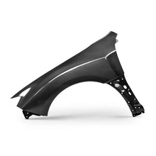 Load image into Gallery viewer, Seibon 08-10 Subaru Impreza STi 10mm Wider Carbon Fiber Fenders - Side View