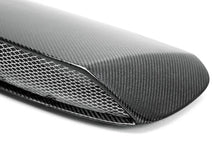 Load image into Gallery viewer, Seibon 08-10 Subaru Impreza WRX STI CWIII-Style CF Hood Scoop - Only Fits OEM Hood (Not Seibon Hood) - Side View