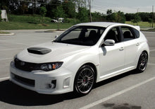 Load image into Gallery viewer, Seibon 08-10 Subaru Impreza WRX STI CWIII-Style CF Hood Scoop - Only Fits OEM Hood (Not Seibon Hood) - Installation View