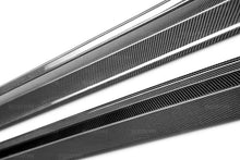 Load image into Gallery viewer, Seibon 08-10 Subaru STi Carbon Fiber Side Skirts - Side View