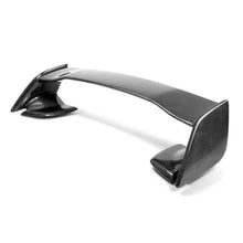 Load image into Gallery viewer, Seibon 08-10 Subaru WRX/STi 4dr OEM-style Carbon Fiber Rear Spoiler - Main Product View