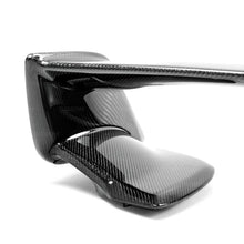 Load image into Gallery viewer, Seibon 08-10 Subaru WRX/STi 4dr OEM-style Carbon Fiber Rear Spoiler - Side View