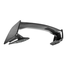 Load image into Gallery viewer, Seibon 08-10 Subaru WRX/STi 4dr OEM-style Carbon Fiber Rear Spoiler - Back View