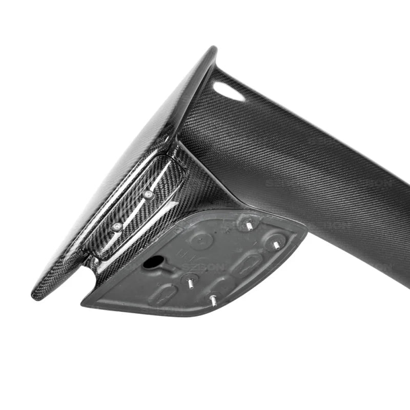 Seibon 08-10 Subaru WRX/STi 4dr OEM-style Carbon Fiber Rear Spoiler - Additional View 6