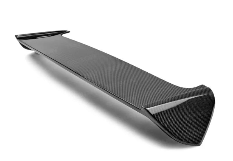 Seibon 08-10 Subaru WRX/STi Hatchback OEM-style Carbon Fiber Rear Spoiler Shaved - Back View