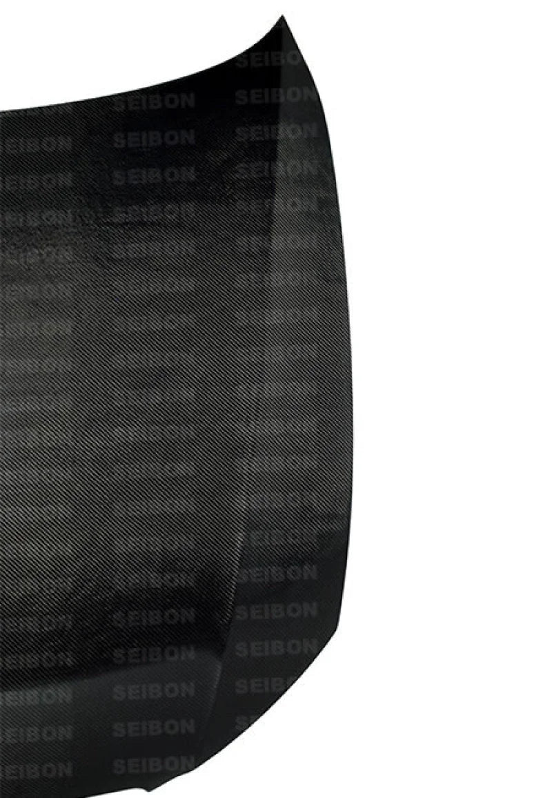 Seibon 08-11 Audi A5 OEM Carbon Fiber Hood - Side View