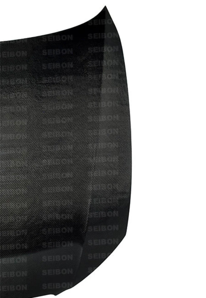 Seibon 08-11 Audi A5 OEM Carbon Fiber Hood - Side View