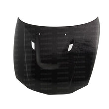 Load image into Gallery viewer, Seibon 08-11 BMW 1 Series (E81/E82) 2DR/HB BM Carbon Fiber Hood - Side View