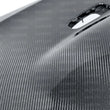 Load image into Gallery viewer, Seibon 08-12 BMW E90 M3 4dr OEM Style Carbon Fiber Hood - Back View