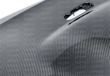 Load image into Gallery viewer, Seibon 08-12 BMW E90 M3 4dr OEM Style Carbon Fiber Hood - Back View