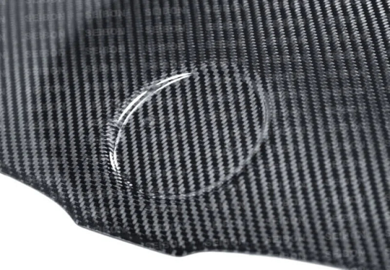 Seibon 08-12 BMW E90 M3 4dr OEM Style Carbon Fiber Hood - Installation View