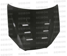 Load image into Gallery viewer, Seibon 08-12 Hyundai Genesis Coupe TS Carbon Fiber Hood - Side View