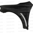 Load image into Gallery viewer, Seibon 08-12 Mitsubishi Evo X 10mm Wider Carbon Fiber Fenders - Back View