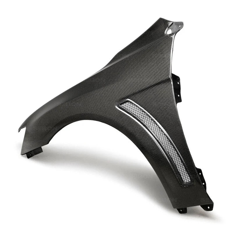 Seibon 08-12 Mitsubishi Evo X 10mm Wider Carbon Fiber Fenders - Additional View 7