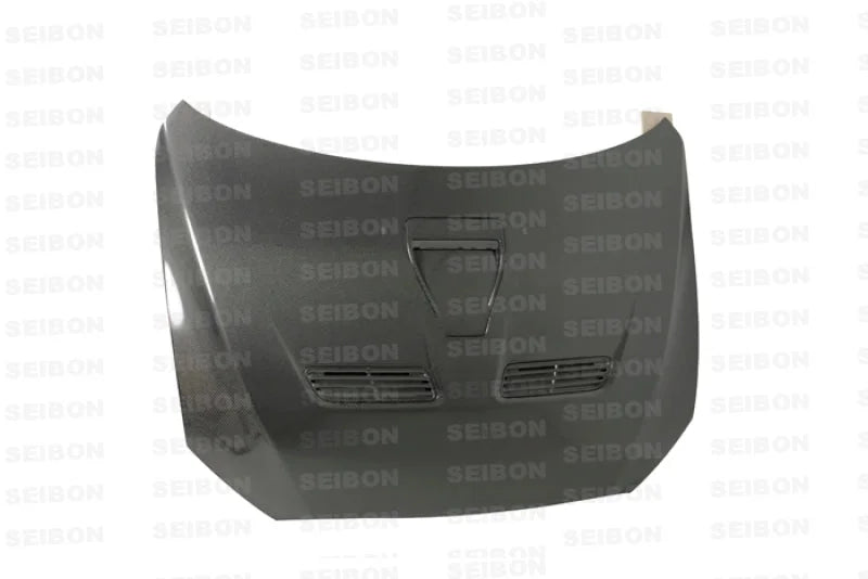 Seibon 08-12 Mitsubishi Evo X OEM style Carbon Fiber Hood - Main Product View