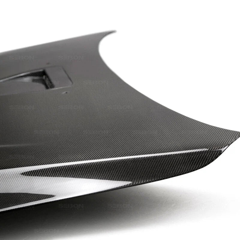 Seibon 08-12 Mitsubishi Evo X OEM style Carbon Fiber Hood - Additional View 6