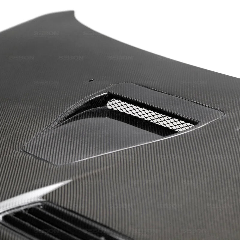 Seibon 08-12 Mitsubishi Evo X OEM style Carbon Fiber Hood - Additional View 7