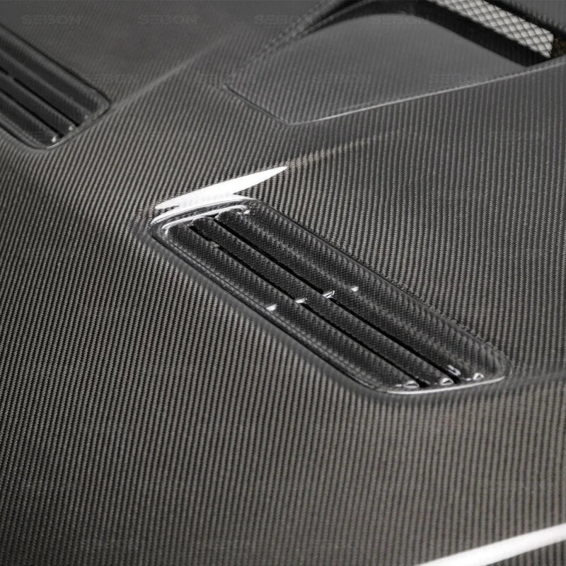 Seibon 08-12 Mitsubishi Evo X OEM style Carbon Fiber Hood - Additional View 8